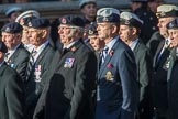 17th/21st Lancers (Death or Glory Boys) Veterans Association (Group B24, 35 members) during the Royal British Legion March Past on Remembrance Sunday at the Cenotaph, Whitehall, Westminster, London, 11 November 2018, 12:11.