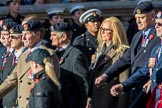 Beachley Old Boys' Association (BOBA) (Group B25, 29 members) during the Royal British Legion March Past on Remembrance Sunday at the Cenotaph, Whitehall, Westminster, London, 11 November 2018, 12:11.