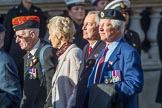 Beachley Old Boys' Association (BOBA) (Group B25, 29 members) during the Royal British Legion March Past on Remembrance Sunday at the Cenotaph, Whitehall, Westminster, London, 11 November 2018, 12:11.