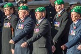 Intelligence Corps Association (Group B29, 35 members) during the Royal British Legion March Past on Remembrance Sunday at the Cenotaph, Whitehall, Westminster, London, 11 November 2018, 12:12.