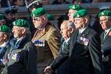 Intelligence Corps Association (Group B29, 35 members) during the Royal British Legion March Past on Remembrance Sunday at the Cenotaph, Whitehall, Westminster, London, 11 November 2018, 12:12.