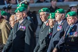 Intelligence Corps Association (Group B29, 35 members) during the Royal British Legion March Past on Remembrance Sunday at the Cenotaph, Whitehall, Westminster, London, 11 November 2018, 12:12.