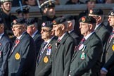 50 FD SQN (CONST) Royal Engineers (Group B30, 35 members) during the Royal British Legion March Past on Remembrance Sunday at the Cenotaph, Whitehall, Westminster, London, 11 November 2018, 12:12.