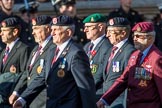 50 FD SQN (CONST) Royal Engineers (Group B30, 35 members) during the Royal British Legion March Past on Remembrance Sunday at the Cenotaph, Whitehall, Westminster, London, 11 November 2018, 12:12.