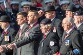 The Household Cavalry Associations (Group B32, 24 members) during the Royal British Legion March Past on Remembrance Sunday at the Cenotaph, Whitehall, Westminster, London, 11 November 2018, 12:12.