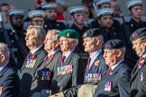 The Household Cavalry Associations (Group B32, 24 members) during the Royal British Legion March Past on Remembrance Sunday at the Cenotaph, Whitehall, Westminster, London, 11 November 2018, 12:12.