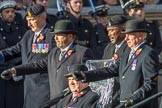 3rd Regiment Royal Horse Artillery Past and Present(Group B33, 70 members) during the Royal British Legion March Past on Remembrance Sunday at the Cenotaph, Whitehall, Westminster, London, 11 November 2018, 12:12.