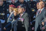 The Royal Artillery Association (Group B35, 32 members) during the Royal British Legion March Past on Remembrance Sunday at the Cenotaph, Whitehall, Westminster, London, 11 November 2018, 12:13.