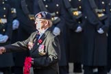 Junior Leaders Regiment Royal Armoured Corps Old Boys' Association (Group B36, 1 members) during the Royal British Legion March Past on Remembrance Sunday at the Cenotaph, Whitehall, Westminster, London, 11 November 2018, 12:13.