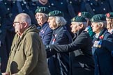WRAC Association (Group B40, 95 members) during the Royal British Legion March Past on Remembrance Sunday at the Cenotaph, Whitehall, Westminster, London, 11 November 2018, 12:13.