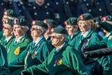 WRAC Association (Group B40, 95 members) during the Royal British Legion March Past on Remembrance Sunday at the Cenotaph, Whitehall, Westminster, London, 11 November 2018, 12:13.