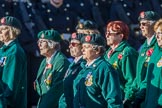 WRAC Association (Group B40, 95 members) during the Royal British Legion March Past on Remembrance Sunday at the Cenotaph, Whitehall, Westminster, London, 11 November 2018, 12:13.