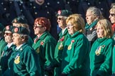 WRAC Association (Group B40, 95 members) during the Royal British Legion March Past on Remembrance Sunday at the Cenotaph, Whitehall, Westminster, London, 11 November 2018, 12:13.