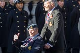 Royal Air Forces Association (Group C1, 155 members) during the Royal British Legion March Past on Remembrance Sunday at the Cenotaph, Whitehall, Westminster, London, 11 November 2018, 12:14.