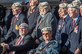 Royal Air Force Police Association (Group C2, 60 members) during the Royal British Legion March Past on Remembrance Sunday at the Cenotaph, Whitehall, Westminster, London, 11 November 2018, 12:14.