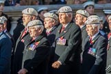 Royal Air Force Police Association (Group C2, 60 members) during the Royal British Legion March Past on Remembrance Sunday at the Cenotaph, Whitehall, Westminster, London, 11 November 2018, 12:14.