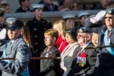 Royal Air Force Regiment Association (Group C3, 175 members) during the Royal British Legion March Past on Remembrance Sunday at the Cenotaph, Whitehall, Westminster, London, 11 November 2018, 12:15.