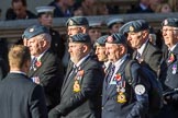 RAFDFSA (Group C11, 22 members) during the Royal British Legion March Past on Remembrance Sunday at the Cenotaph, Whitehall, Westminster, London, 11 November 2018, 12:16.