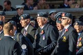 RAFDFSA (Group C11, 22 members) during the Royal British Legion March Past on Remembrance Sunday at the Cenotaph, Whitehall, Westminster, London, 11 November 2018, 12:16.