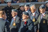 RAFDFSA (Group C11, 22 members) during the Royal British Legion March Past on Remembrance Sunday at the Cenotaph, Whitehall, Westminster, London, 11 November 2018, 12:16.