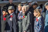 Units of the Far East Air Force (Group C13, 18 members) during the Royal British Legion March Past on Remembrance Sunday at the Cenotaph, Whitehall, Westminster, London, 11 November 2018, 12:16.