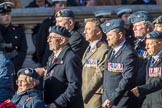 RAF Movements and Mobile Air Movements Squadrons Association (Group C15, 50 members) during the Royal British Legion March Past on Remembrance Sunday at the Cenotaph, Whitehall, Westminster, London, 11 November 2018, 12:16.