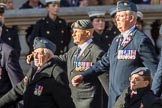 RAF Movements and Mobile Air Movements Squadrons Association (Group C15, 50 members) during the Royal British Legion March Past on Remembrance Sunday at the Cenotaph, Whitehall, Westminster, London, 11 November 2018, 12:16.