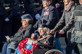 WAAF WRAF RAF(W) Association (Group C17, 21 members) during the Royal British Legion March Past on Remembrance Sunday at the Cenotaph, Whitehall, Westminster, London, 11 November 2018, 12:17.