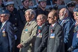 Coastal Command and Maritime Air Association (CCMAA) (Group C18, 21 members) during the Royal British Legion March Past on Remembrance Sunday at the Cenotaph, Whitehall, Westminster, London, 11 November 2018, 12:17