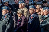 Coastal Command and Maritime Air Association (CCMAA) (Group C18, 21 members) during the Royal British Legion March Past on Remembrance Sunday at the Cenotaph, Whitehall, Westminster, London, 11 November 2018, 12:17