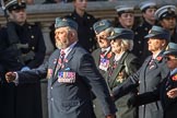 RAF Air Loadmasters Association (Group C21, 25 members) during the Royal British Legion March Past on Remembrance Sunday at the Cenotaph, Whitehall, Westminster, London, 11 November 2018, 12:17.