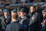 The 9 Squadron Association RAF (Group C27, 21 members) during the Royal British Legion March Past on Remembrance Sunday at the Cenotaph, Whitehall, Westminster, London, 11 November 2018, 12:19.