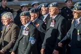PJI Canopy Club Association (Group C32, 22 members) during the Royal British Legion March Past on Remembrance Sunday at the Cenotaph, Whitehall, Westminster, London, 11 November 2018, 12:19.