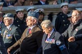 41 Squadron Association (Group C33, 9 members) during the Royal British Legion March Past on Remembrance Sunday at the Cenotaph, Whitehall, Westminster, London, 11 November 2018, 12:19.
