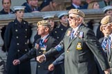 The RAF Masirah & RAF Salalah Veterans Association (Group C35, 20 members) during the Royal British Legion March Past on Remembrance Sunday at the Cenotaph, Whitehall, Westminster, London, 11 November 2018, 12:19.