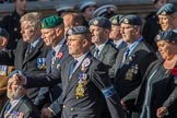 Royal Air Force Servicing Commando and Tactical Supply Wing Association (Group C36, 50 members) during the Royal British Legion March Past on Remembrance Sunday at the Cenotaph, Whitehall, Westminster, London, 11 November 2018, 12:20.
