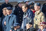 Association  of Jewish Ex-Servicemen and Women (Group D4, 27 members) during the Royal British Legion March Past on Remembrance Sunday at the Cenotaph, Whitehall, Westminster, London, 11 November 2018, 12:21.