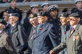 Association  of Jewish Ex-Servicemen and Women (Group D4, 27 members) during the Royal British Legion March Past on Remembrance Sunday at the Cenotaph, Whitehall, Westminster, London, 11 November 2018, 12:21.