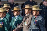 British Gurkha Welfare Society (Group D6, 5 members) during the Royal British Legion March Past on Remembrance Sunday at the Cenotaph, Whitehall, Westminster, London, 11 November 2018, 12:21.