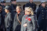 RAF Widows Association   (Group D11, 11 members) during the Royal British Legion March Past on Remembrance Sunday at the Cenotaph, Whitehall, Westminster, London, 11 November 2018, 12:21.