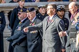 Circuit of Service Lodges (Group D14, 35 members) during the Royal British Legion March Past on Remembrance Sunday at the Cenotaph, Whitehall, Westminster, London, 11 November 2018, 12:22.