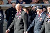 Circuit of Service Lodges (Group D14, 35 members) during the Royal British Legion March Past on Remembrance Sunday at the Cenotaph, Whitehall, Westminster, London, 11 November 2018, 12:22.