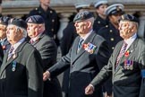 Circuit of Service Lodges (Group D14, 35 members) during the Royal British Legion March Past on Remembrance Sunday at the Cenotaph, Whitehall, Westminster, London, 11 November 2018, 12:22.