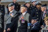 Circuit of Service Lodges (Group D14, 35 members) during the Royal British Legion March Past on Remembrance Sunday at the Cenotaph, Whitehall, Westminster, London, 11 November 2018, 12:22.