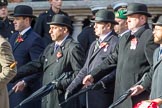 Circuit of Service Lodges (Group D14, 35 members) during the Royal British Legion March Past on Remembrance Sunday at the Cenotaph, Whitehall, Westminster, London, 11 November 2018, 12:22.