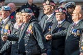The Royal British Legion (Group D15, 150 members) during the Royal British Legion March Past on Remembrance Sunday at the Cenotaph, Whitehall, Westminster, London, 11 November 2018, 12:22.