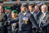 The Royal British Legion (Group D15, 150 members) during the Royal British Legion March Past on Remembrance Sunday at the Cenotaph, Whitehall, Westminster, London, 11 November 2018, 12:22.