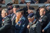 The Royal British Legion (Group D15, 150 members) during the Royal British Legion March Past on Remembrance Sunday at the Cenotaph, Whitehall, Westminster, London, 11 November 2018, 12:22.