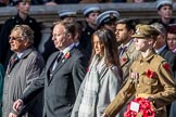 The Royal British Legion (Group D15, 150 members) during the Royal British Legion March Past on Remembrance Sunday at the Cenotaph, Whitehall, Westminster, London, 11 November 2018, 12:22.