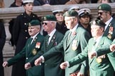 The South African Legion (Group D??) during the Royal British Legion March Past on Remembrance Sunday at the Cenotaph, Whitehall, Westminster, London, 11 November 2018, 12:23.